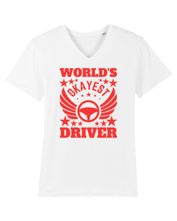 World'S Okayest Driver White