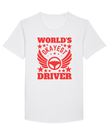 World'S Okayest Driver White