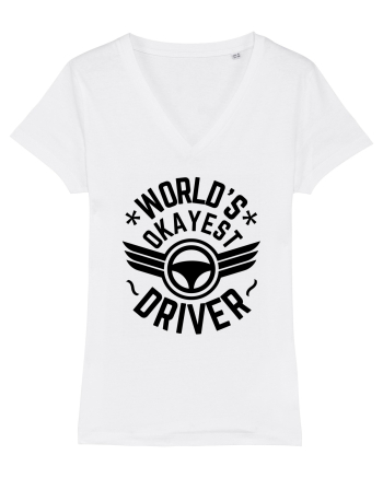 World'S Okayest Driver White
