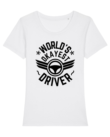 World'S Okayest Driver White