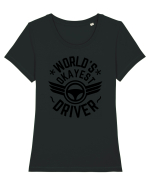 World'S Okayest Driver Tricou mânecă scurtă guler larg fitted Damă Expresser