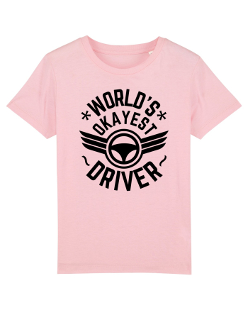 World'S Okayest Driver Cotton Pink