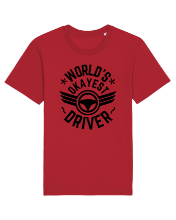 World'S Okayest Driver Red