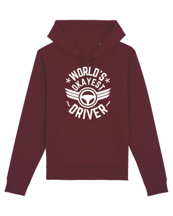World'S Okayest Driver Burgundy