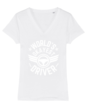 World'S Okayest Driver White