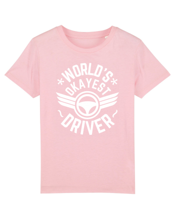 World'S Okayest Driver Cotton Pink