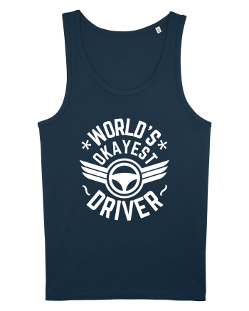 World'S Okayest Driver Navy