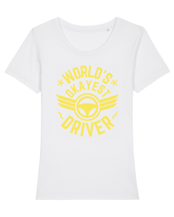 World'S Okayest Driver White