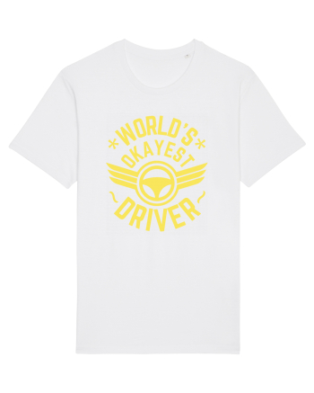 World'S Okayest Driver White