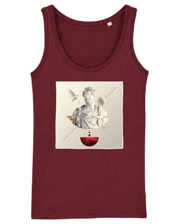 Marcus Aurelius Statue Burgundy