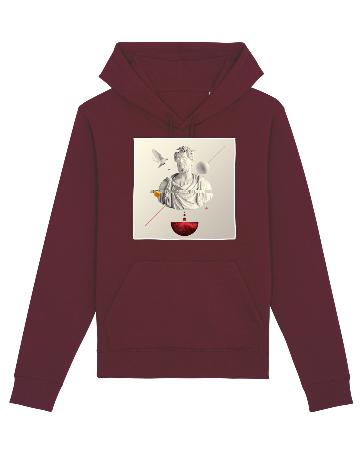 Hanorac Unisex Drummer Burgundy