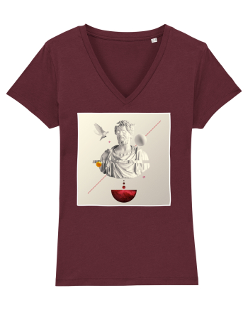 Marcus Aurelius Statue Burgundy