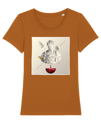 Marcus Aurelius Statue Roasted Orange