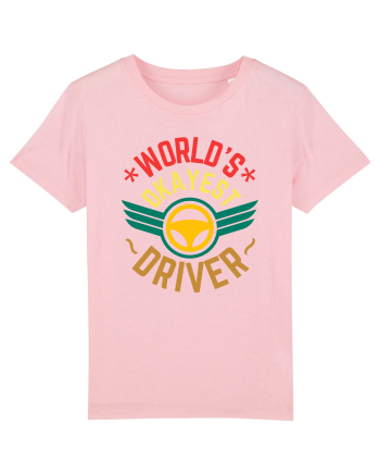 World'S Okayest Driver Cotton Pink