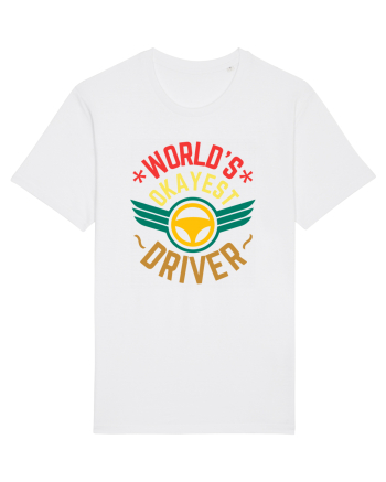 World'S Okayest Driver White