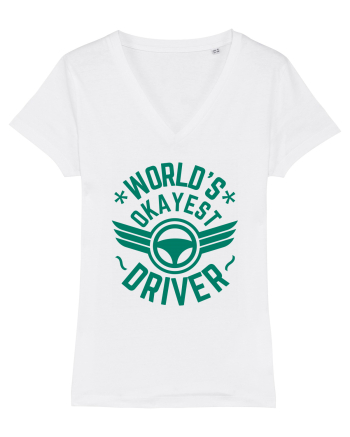 World'S Okayest Driver White