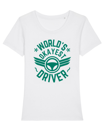 World'S Okayest Driver White