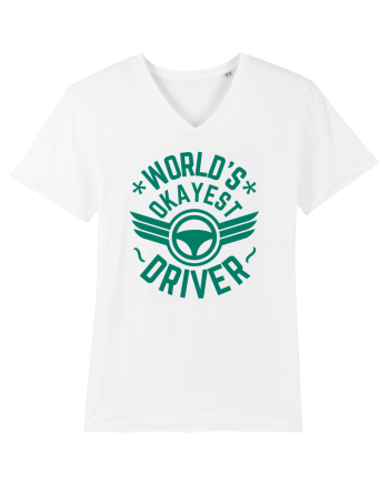 World'S Okayest Driver White
