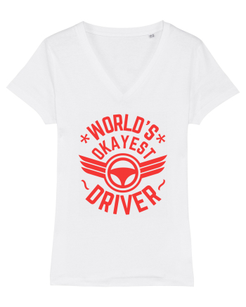 World'S Okayest Driver White