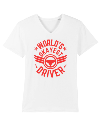 World'S Okayest Driver White