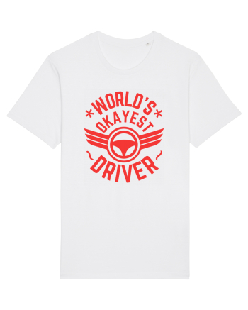 World'S Okayest Driver White