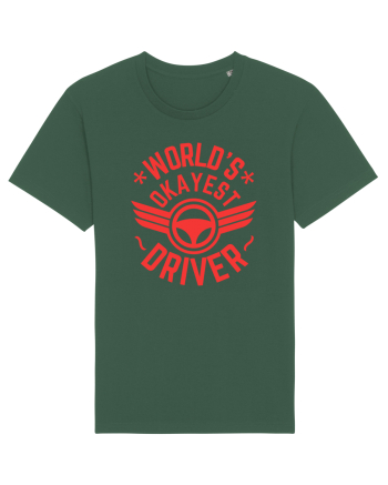 World'S Okayest Driver Bottle Green