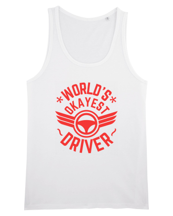 World'S Okayest Driver White