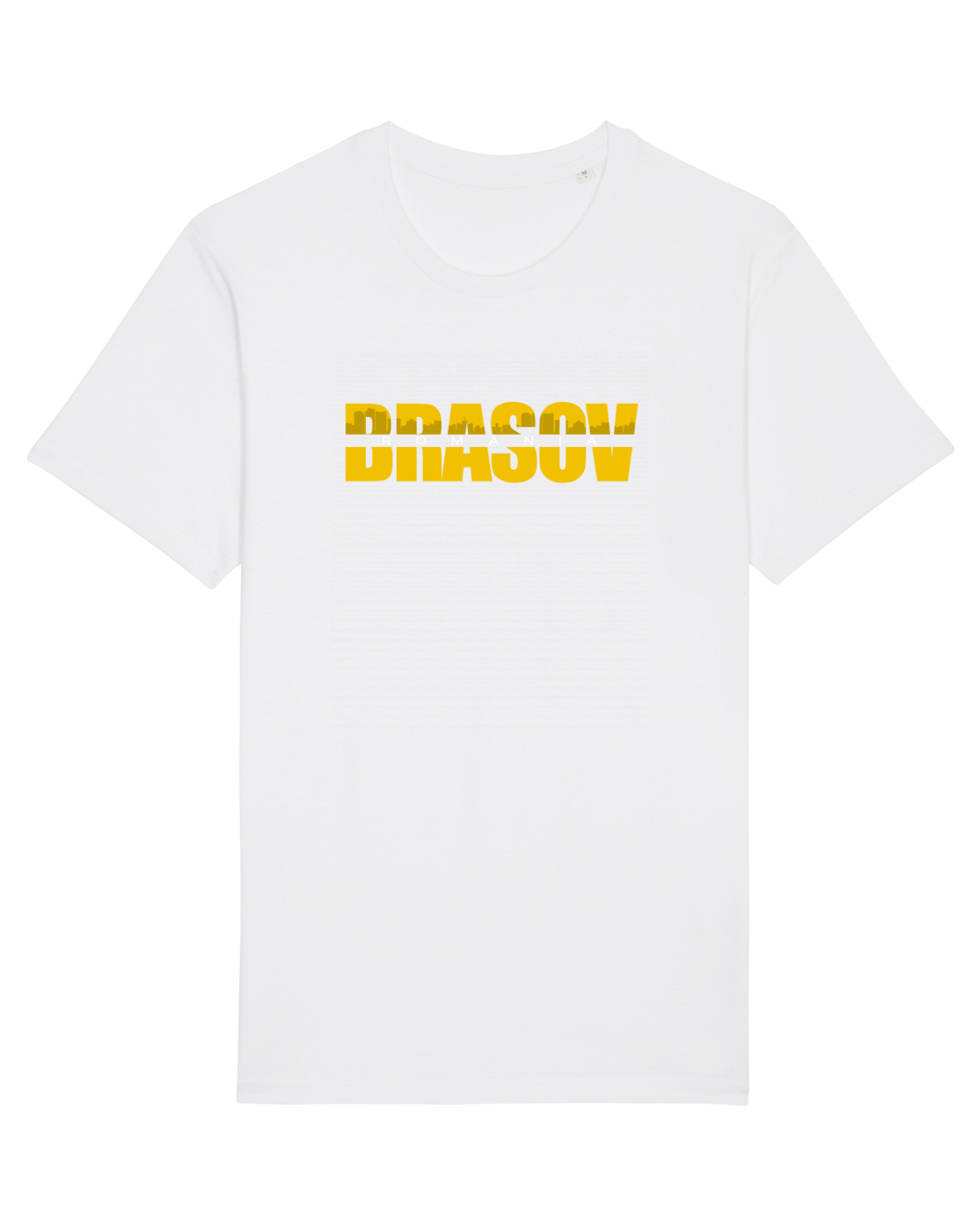 Tricou mânecă scurtă Unisex Rocker White