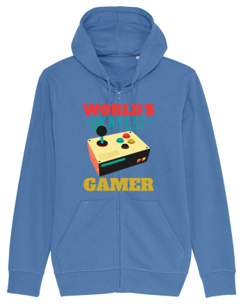 World's Okayest Gamer Bright Blue