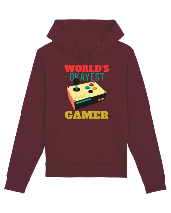 World's Okayest Gamer Burgundy