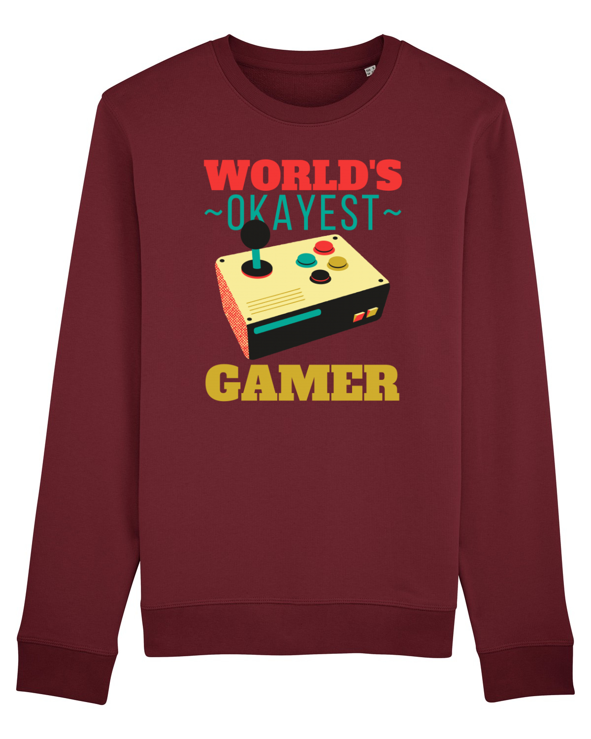 Bluză mânecă lungă Unisex Rise Burgundy