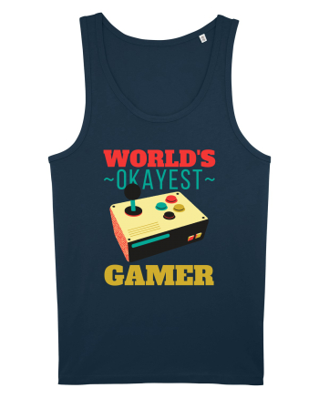 World's Okayest Gamer Navy