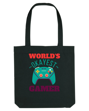 World's Okayest Gamer Black