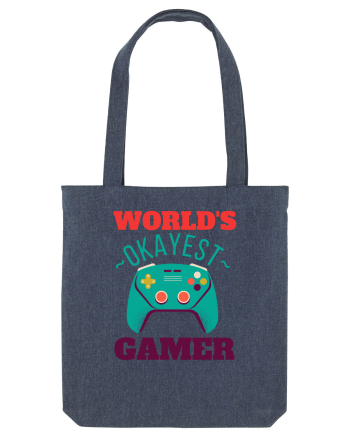 World's Okayest Gamer Midnight Blue