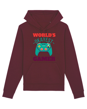 World's Okayest Gamer Burgundy