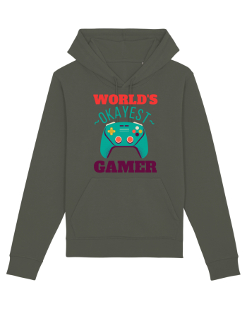 World's Okayest Gamer Khaki