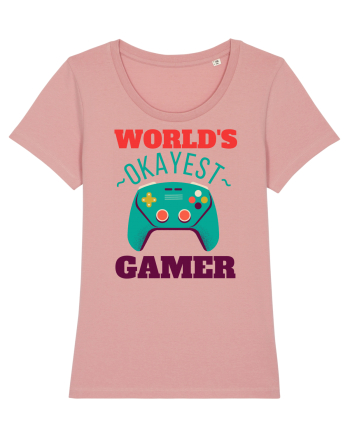 World's Okayest Gamer Canyon Pink