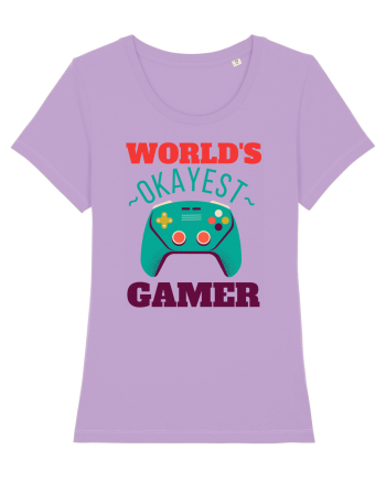 World's Okayest Gamer Lavender Dawn