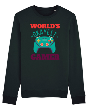 World's Okayest Gamer Black