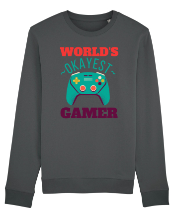 World's Okayest Gamer Anthracite