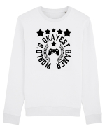 World's Okayest Gamer Bluză mânecă lungă Unisex Rise