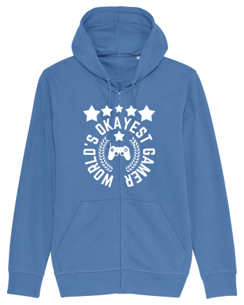 World's Okayest Gamer Bright Blue