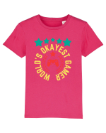World's Okayest Gamer Tricou mânecă scurtă  Copii Mini Creator