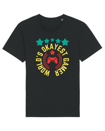 World's Okayest Gamer Black