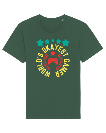 World's Okayest Gamer Bottle Green
