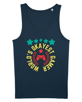 World's Okayest Gamer Navy