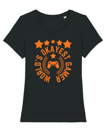 World's Okayest Gamer Black