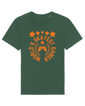 World's Okayest Gamer Bottle Green