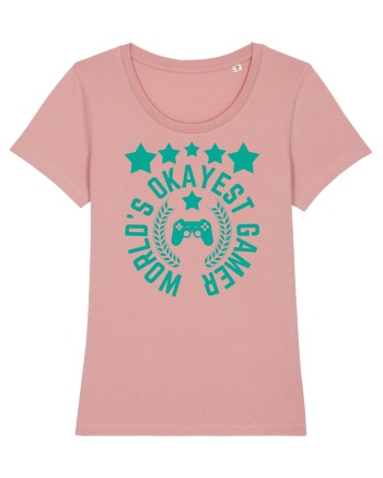World's Okayest Gamer Canyon Pink