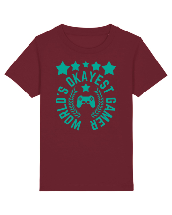World's Okayest Gamer Burgundy